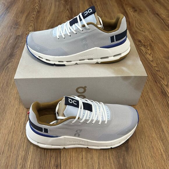 On CLOUDNOVA silver heather lace up running shoes sneakers women’s 9 new in box - Picture 7 of 7